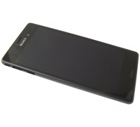 Front cover with touch screen and display Sony E2312 / E2333 / E2363 Aqua Xperia M4 Dual - black (original)