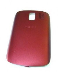 Battery cover Nokia 302 Asha - red (original)
