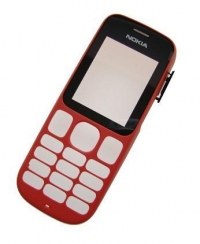 Front cover Nokia 101 - coral  red (original)