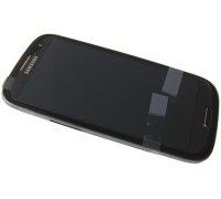 Front cover with touch screen and display Samsung I9300i Galaxy S3 Neo - black (original)