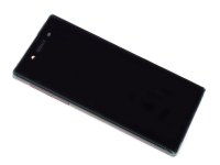 Front cover with touch screen and LCD display Sony E6633/ E6683 Xperia Z5 Dual - black (original)