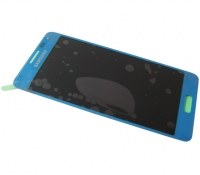 Front cover with touch screen and LCD display Samsung SM-G850F Galaxy Alpha - blue (original)