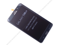 Front cover with touch screen and display the Samsung SM-T235 Galaxy Tab 4 7.0 LTE - black (original)