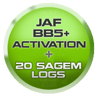 Activation JAF® BB5+ SL2 UNLIMITED + 20 Sagem JAF-S credits