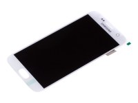 Front cover with touch screen and display LCD Samsung SM-G930F Galaxy S7 - white (original)