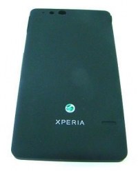 Battery cover Sony ST27i Xperia GO - black (original)