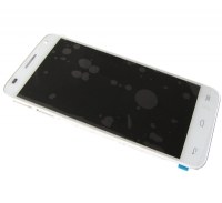 Front cover with touch screen and LCD display Alcatel OT 6036Y Idol 2 Mini 2 - white (original)