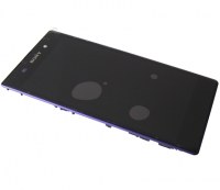 Front cover with touch screen and LCD display Sony C6902/ C6903/ C6906 Xperia Z1 - purple (original)