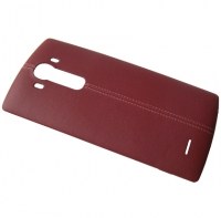 Leather battery cover LG H815 G4 - red (original)