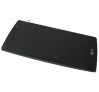 Front cover with touch screen and LCD display LG H500F Magna/ H502, H502F Magna - black (original)