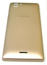 Battery cover Sony ST26i/ ST26a Xperia J - gold (original)