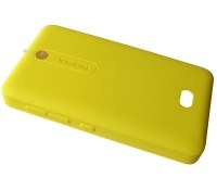 Battery cover Asha 501/ Asha 501 Dual SIM - yellow (original)