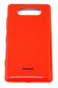 Battery cover Nokia Lumia 820 - red (original)
