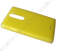 Battery cover Nokia 502 Asha - yellow (original)