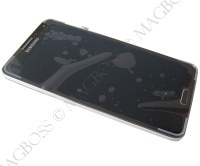 Front cover with touch screen and LCD display Samsung N9005 Galaxy Note III - black (original)