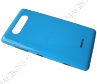 Battery cover Nokia Lumia 820 - cyan (original)