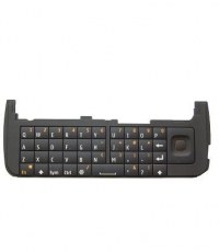 Keyboard (QWERTY) Nokia C6 - black (original)
