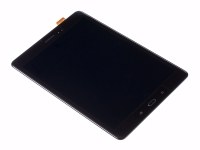 Front cover with touch screen and display LCD Samsung SM-T550 Galaxy Tab A 9.7WiFi - black (original)
