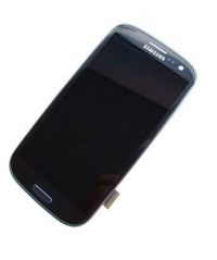 Front cover and touch-screen display Samsung GT-i9300 Galaxy S3 - blue  (original)