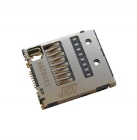 MicroSD connector Sony D5503 Xperia Z1 Compact / C6602/ C6603/ C6606 Xperia Z/ C6902/ C6903/ C6906/ C6943 Xperia Z1/ D5322 Xperia T2 Ultra Dual/ D5303/ D5306 Xperia T2 Ultra (original)
