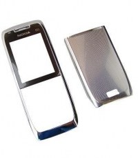Cover (2in1) Nokia E51 SWAP - white steel (original)