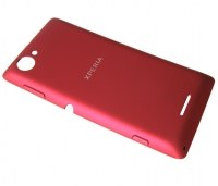 Battery cover Sony C2104/ C2105 Xperia L - red (original)