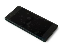 Front cover with touch screen and lcd display Sony F5121 Xperia X/ F5122 Xperia X Dual - black (original)