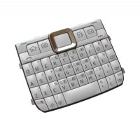 Keypad Italian Nokia E71 - white (original)