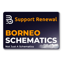 Borneo Schematics activation for 1 year - for existing users