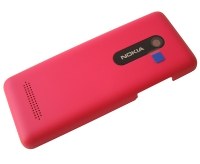 Battery cover Nokia 206 Asha Dual SIM - magenta (original)