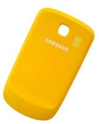 Battery cover Samsung S3850 Corby II - yellow (original)