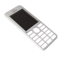 Front cover Nokia 206 Asha - white (original)
