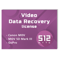 Pack of Video Recovery tools - Canon MOV, MOV 5D Mark III, GoPro - 512Byte