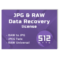 RAW to JPG, JPEG Twix, RAW Universal Data Recovery Suite - 512Byte