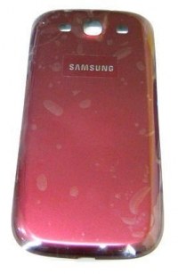 Battery cover Samsung I9300 Galaxy S3 - red (original)
