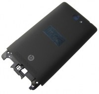 Battery cover HTC Windows Phone 8S Domino, A620e - black (original)