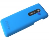 Battery cover Nokia 206 Asha Dual SIM - cyan (original)