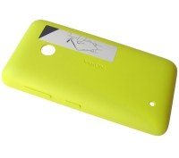 Battery cover Nokia Lumia 530/ Lumia 530 Dual SIM - yellow (original)