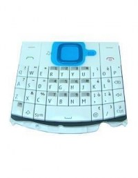 Keypad Italian Nokia X2-01 - white (original)