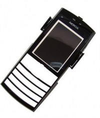 Front cover Nokia X2-02 - black (original)