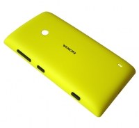 Battery cover Nokia Lumia 520 - yellow (original)