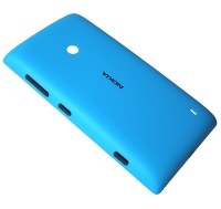 Battery cover Nokia Lumia 520 - cyan (original)