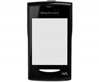 Touch Front Cover Sony Ericsson W150i Yendo - black (original)