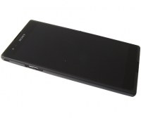 Front cover with touch screen and LCD display Sony D5303/ D5306 Xperia T2 Ultra - black (original)