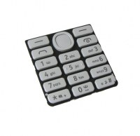 Keypad Nokia 206 Asha - white (original)