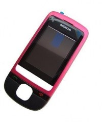 Front cover Nokia C2-05 - pink (original)