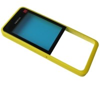 Front cover Nokia 301 - yellow (original)
