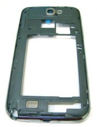 Middle cover Samsung N7100 Galaxy Note II - titan grey (original)