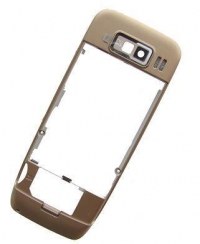 Middlecover Nokia E52 - gold (original)
