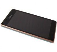 Front cover with touch screen and display Sony D2403 / D2406 Xperia M2 Aqua - copper (original)